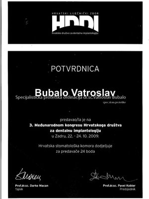 Congress Presentations and Certificates 16