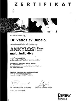 Congress Presentations and Certificates 1