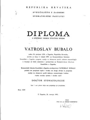 Academic Credentials 1