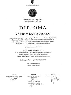 Academic Credentials 3