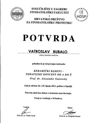 Congress Presentations and Certificates 5