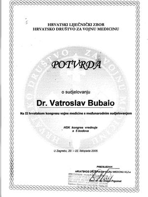 Congress Presentations and Certificates 8